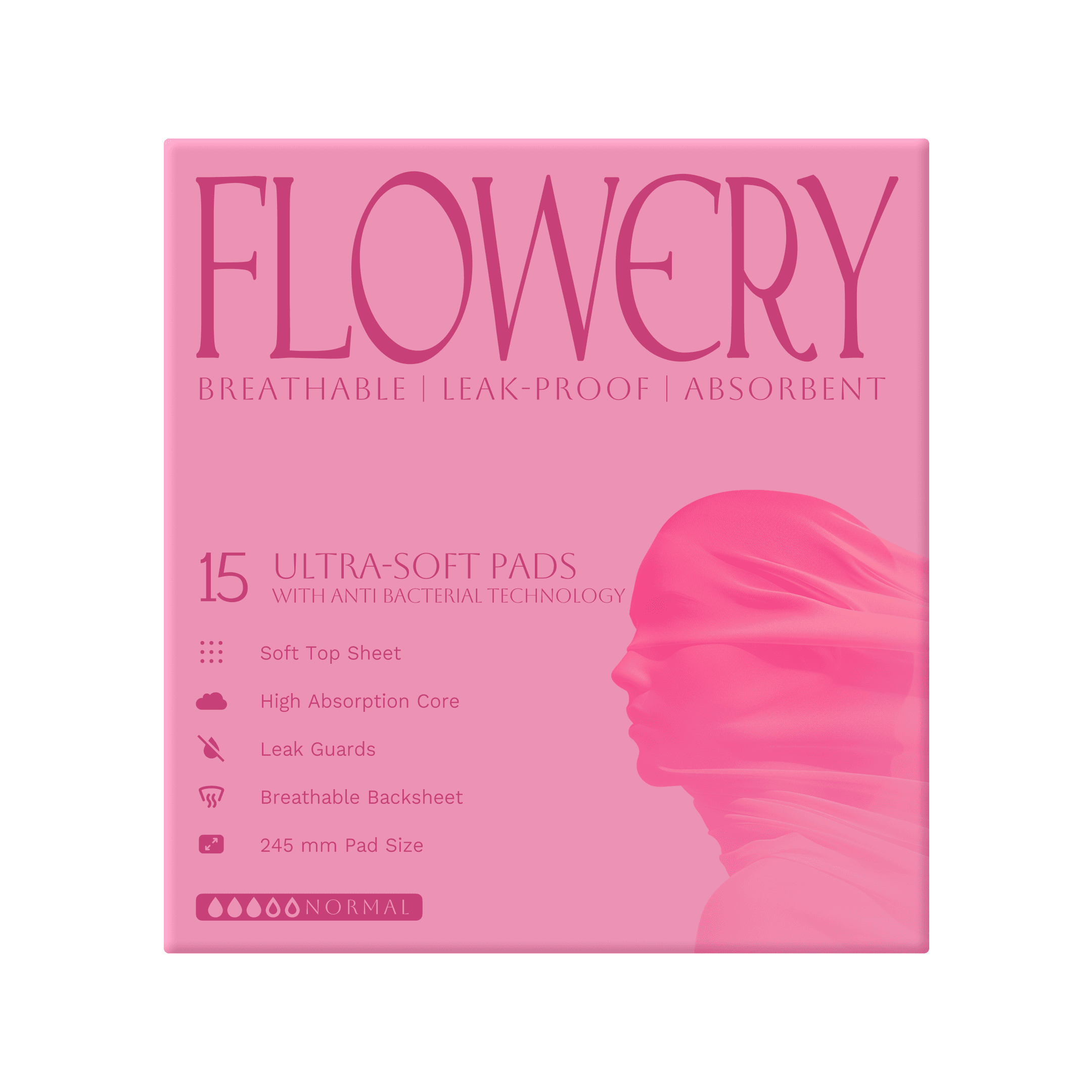 Flowery Sanitary Pad Normal - Hover view